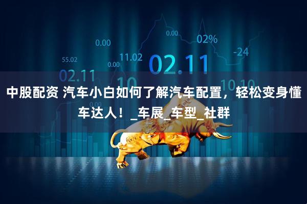 中股配资 汽车小白如何了解汽车配置，轻松变身懂车达人！_车展_车型_社群